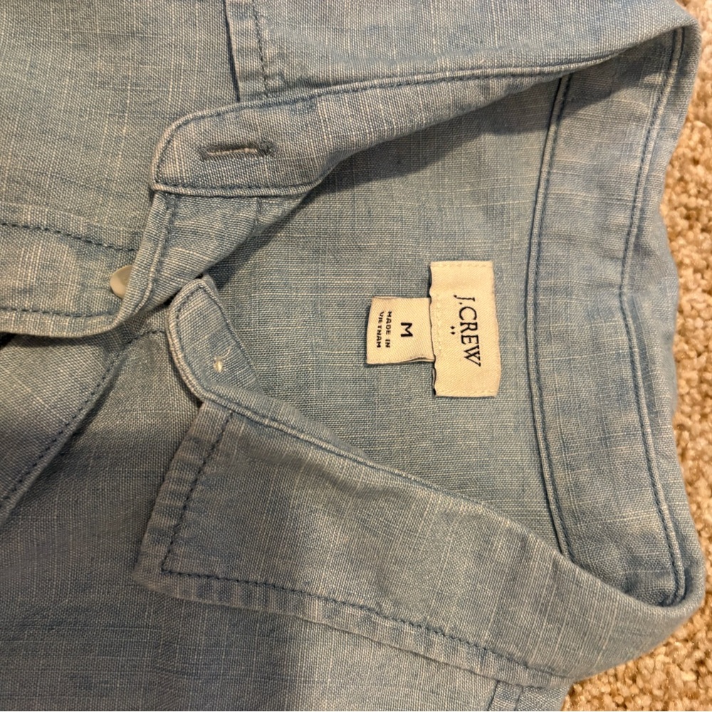 J. Crew Light Blue Shirt - Picture 3 of 3
